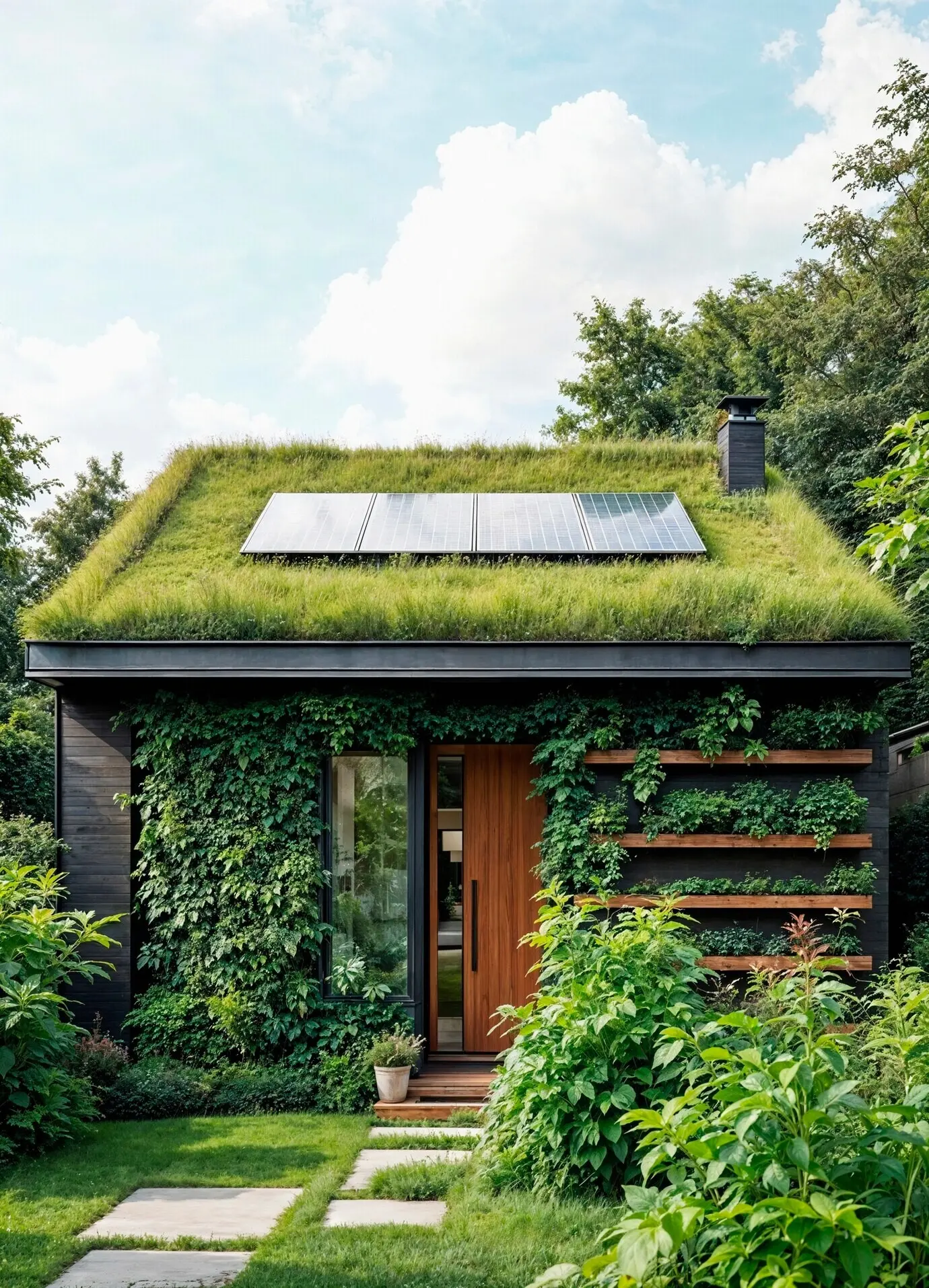 Modernes umweltfreundliches Haus